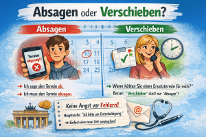 Almanca "Randevumu iptal etmek istiyorum" kalıpları